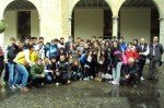 Veinticuatro estudiantes  de tercero de la ESO realizan  un recorrido literario por Navarra. Ganan el viaje participando en  una convocatoria del Ministerio de Educación.